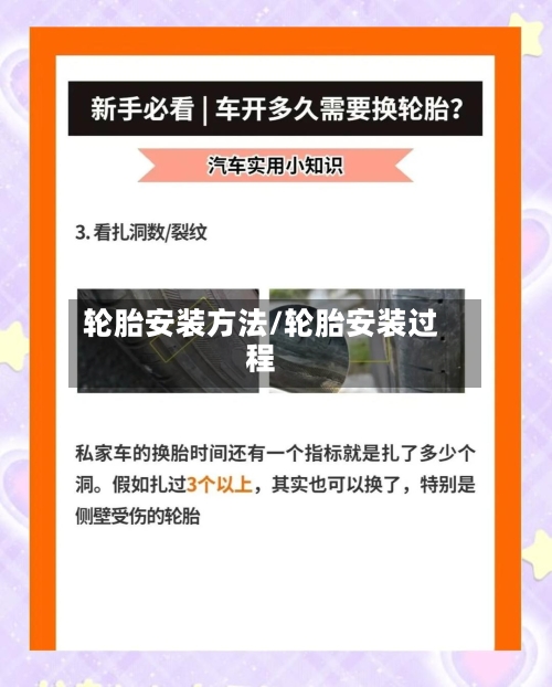 轮胎安装方法/轮胎安装过程