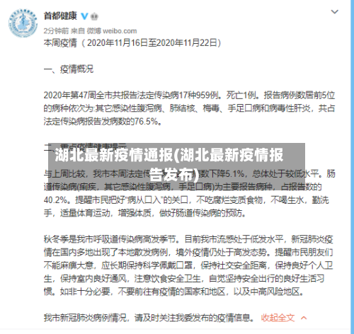 湖北最新疫情通报(湖北最新疫情报告发布)