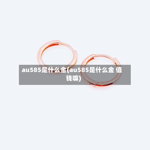 au585是什么金(au585是什么金 值钱嘛)-第2张图片