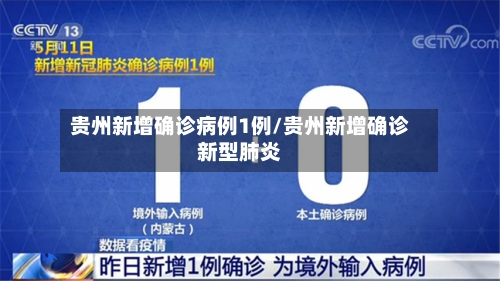 贵州新增确诊病例1例/贵州新增确诊新型肺炎
