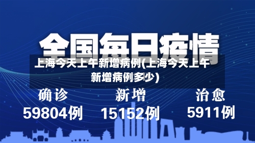 上海今天上午新增病例(上海今天上午新增病例多少)