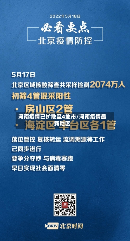河南疫情已扩散至4地市/河南疫情最新地区