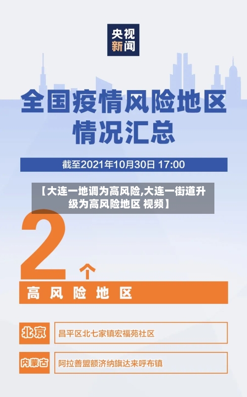 【大连一地调为高风险,大连一街道升级为高风险地区 视频】-第2张图片