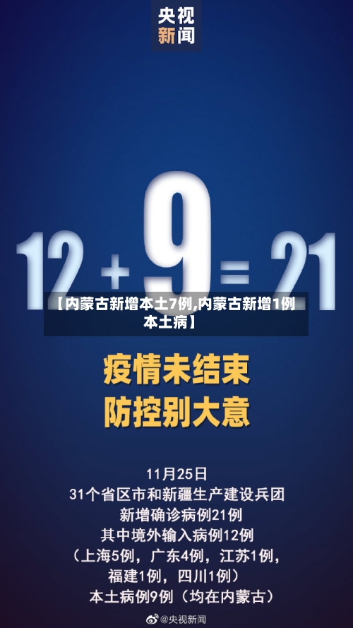 【内蒙古新增本土7例,内蒙古新增1例本土病】