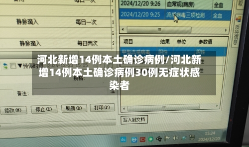 河北新增14例本土确诊病例/河北新增14例本土确诊病例30例无症状感染者