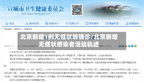 北京新增1例无症状转确诊/北京新增无症状感染者活动轨迹-第2张图片