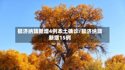 额济纳旗新增4例本土确诊/额济纳旗新增15例-第2张图片