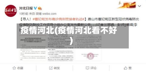 疫情河北(疫情河北看不好)