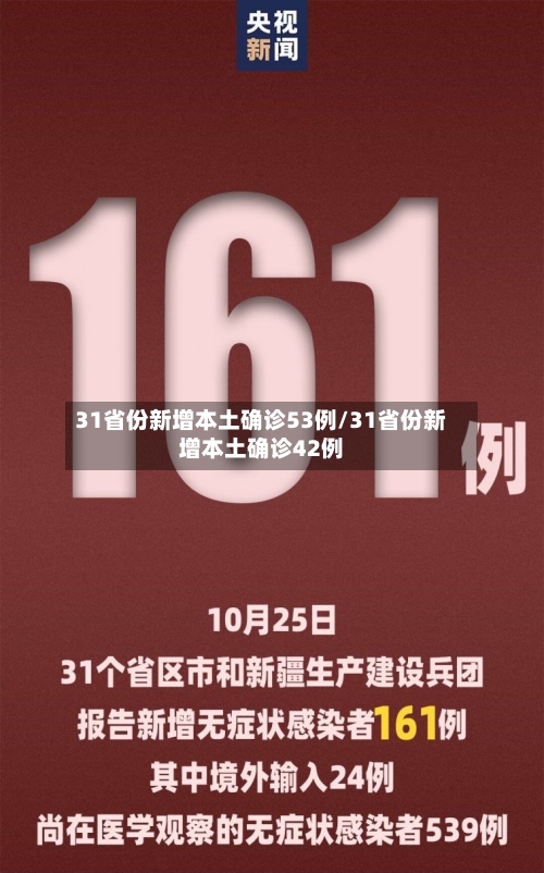 31省份新增本土确诊53例/31省份新增本土确诊42例-第2张图片