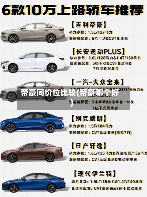 帝豪同价位比较(帝豪哪个好)