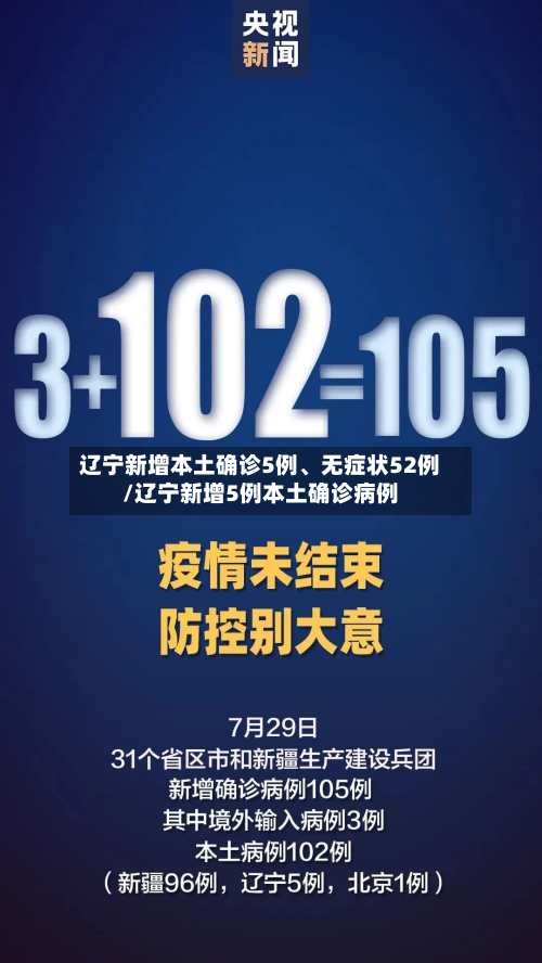 辽宁新增本土确诊5例	、无症状52例/辽宁新增5例本土确诊病例-第3张图片