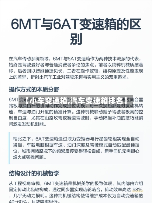 【小车变速箱,汽车变速箱排名】