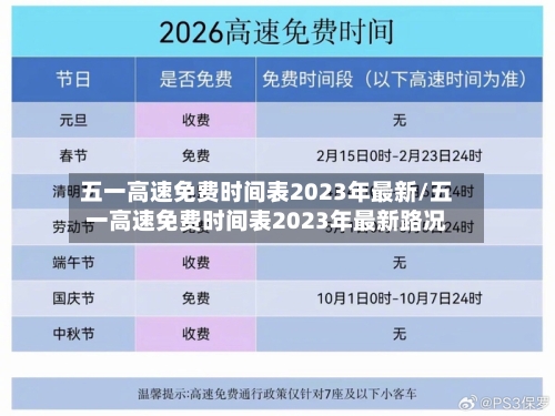 五一高速免费时间表2023年最新/五一高速免费时间表2023年最新路况-第2张图片