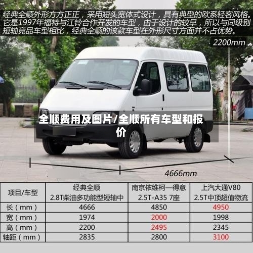 全顺费用及图片/全顺所有车型和报价