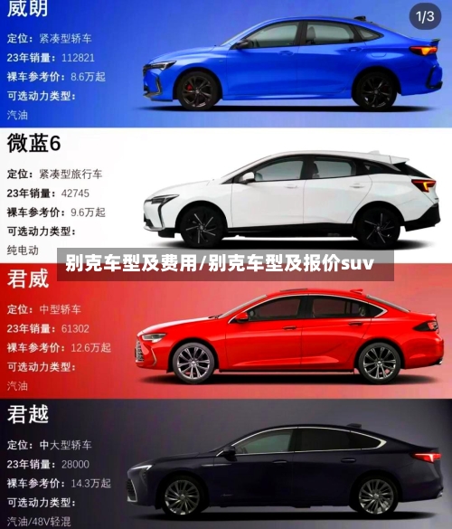 别克车型及费用/别克车型及报价suv-第3张图片