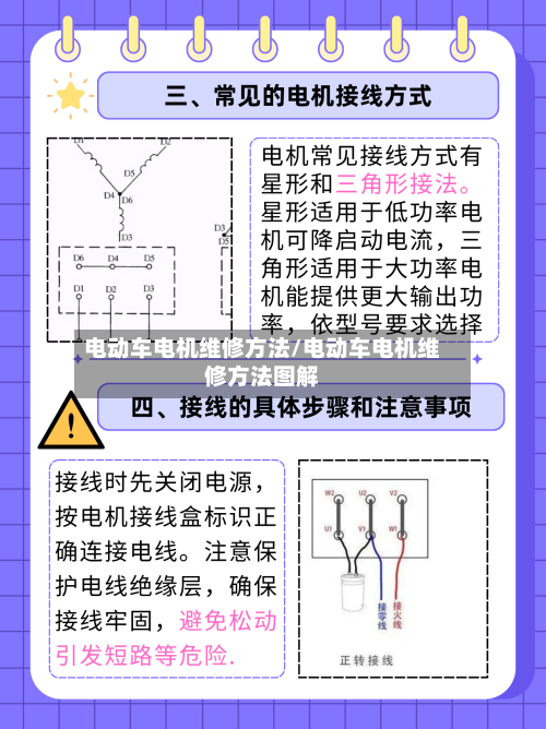 电动车电机维修方法/电动车电机维修方法图解