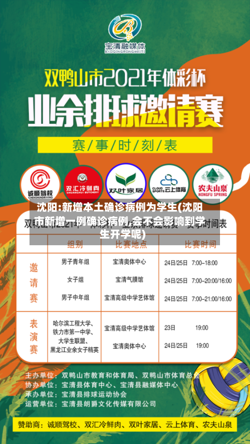 沈阳:新增本土确诊病例为学生(沈阳市新增一例确诊病例,会不会影响到学生开学呢)-第3张图片