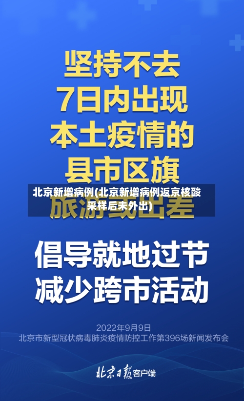 北京新增病例(北京新增病例返京核酸采样后未外出)