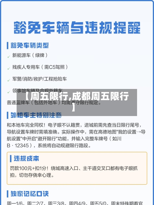 【周五限行,成都周五限行】-第3张图片