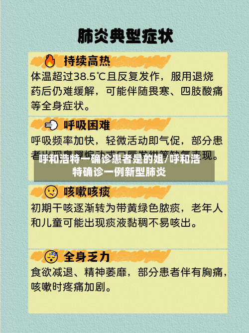 呼和浩特一确诊患者是的姐/呼和浩特确诊一例新型肺炎-第2张图片