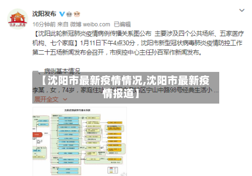 【沈阳市最新疫情情况,沈阳市最新疫情报道】