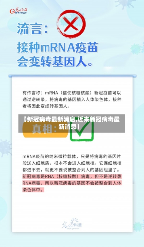 【新冠病毒最新消息,近来新冠病毒最新消息】-第2张图片