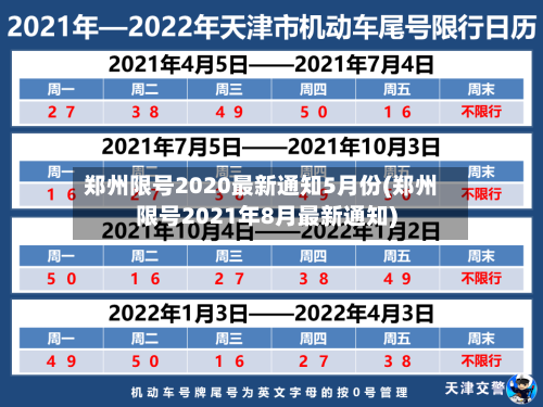 郑州限号2020最新通知5月份(郑州限号2021年8月最新通知)