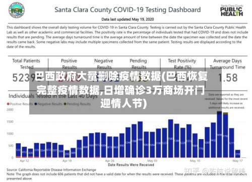 巴西政府大量删除疫情数据(巴西恢复完整疫情数据,日增确诊3万商场开门迎情人节)-第2张图片
