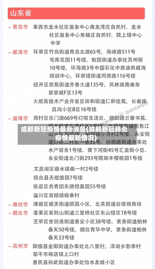 成都新冠疫情最新消息(成都新冠肺炎疫情最新情况)-第3张图片