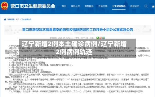 辽宁新增2例本土确诊病例/辽宁新增2例病例轨迹-第2张图片