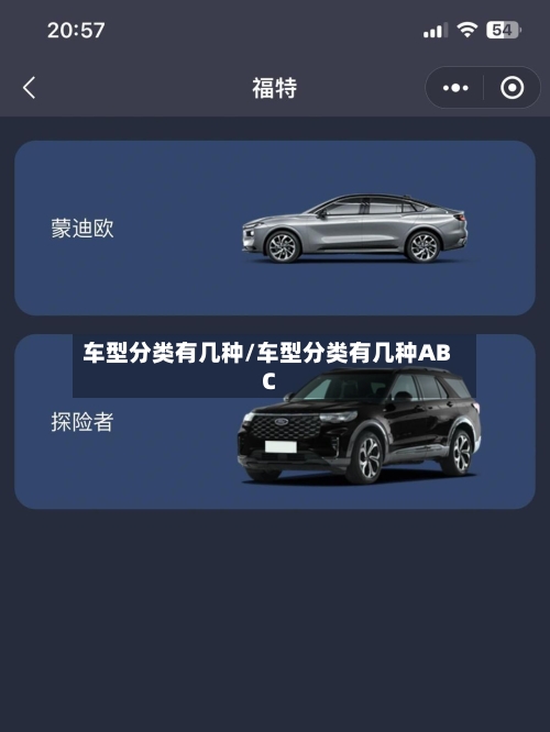 车型分类有几种/车型分类有几种ABC